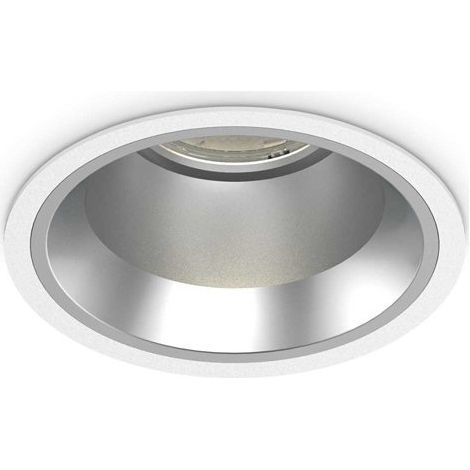 Faretto Incasso Off Alluminio Bianco Led 15W 3000K Luce Calda