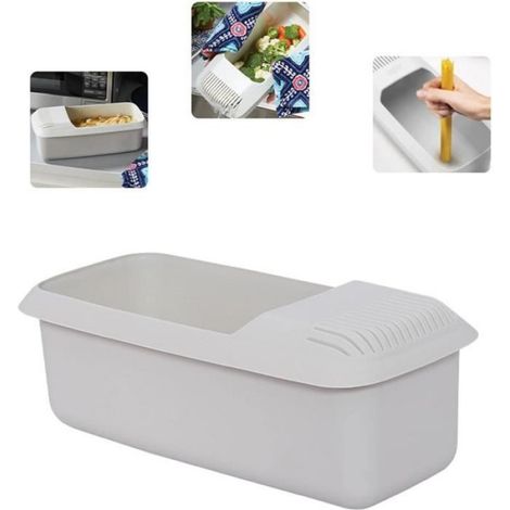 Cuiseur À Pâtes - Micro-ondes Avec Passoire Intégrée - Pour Spaghettis Nouilles Et Pâtes Courtes - 1 Unité (1/4)