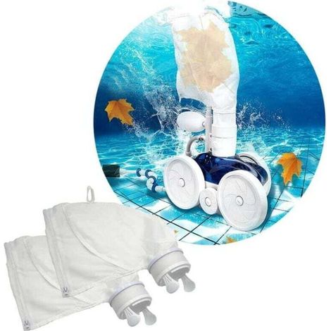 Lot de 2 sacs de nettoyage de piscine avec filtre de rechange pour Polaris 280/480,T-Audace (1/5)