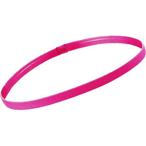 Bandeau sport élastique fin antidérapant avec grip silicone anti-glisse, serre-tête de transpiration pour hommes femmes football basket tennis, violet (1/5)