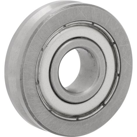 V6000ZZ Steel V Grooved Single Roller Guide Bearing 10mm Bore 30mm OD 8mm Thickness (1/5)