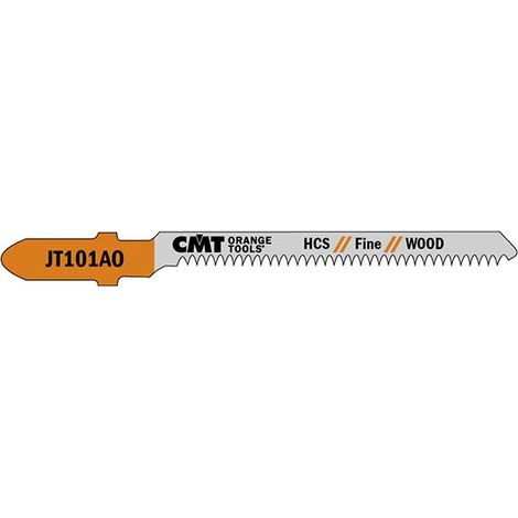 JT101AO - 5 5 HOJAS PARA SIERRA CALADORA EN HCS PARA MADERA Curvo Y FINO 76X1,4X20TPI (1/2)