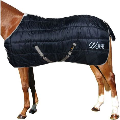 145 cm, Blu: Coperta da box in piumino imbottita 400 g e tessuto esterno 420 denari modello Tecno Warm