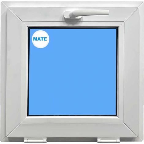 Ventana PVC 500x500 Blanca Oscilante Vidrio Mate