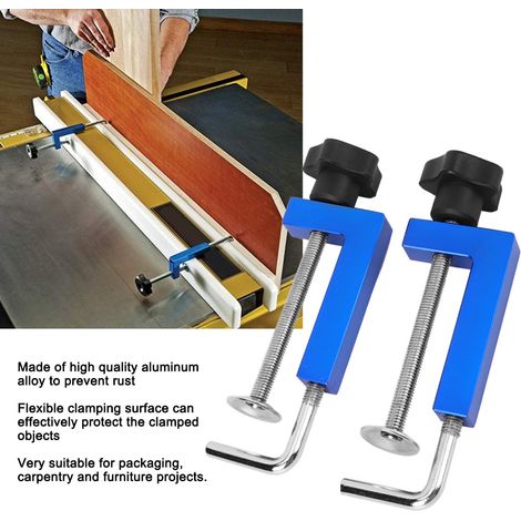 Clip de fixation multifonctionnel de 100 mm pour outils de travail du bois (1/4)