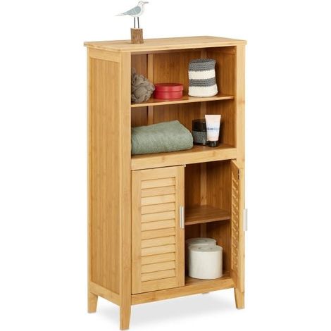 Mobile da bagno lamell bambu (1/5)