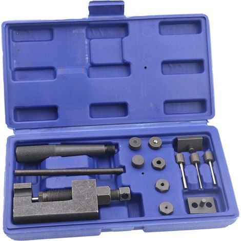 Disjoncteur de chaîne de moto, Kit d'outils de trempe en acier au carbone antirouille, haute dureté pour