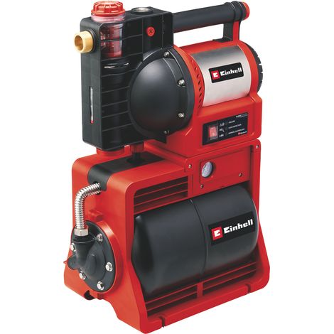 Einhell Hauswasserwerk GE-WW 1246 N FS (1.200 Watt, 4600 L/h max. Fördermenge, Flow-Sensor inkl. LED-Anzeige, Schmutz-/Saug-/ Wasserfüllanzeige, Frostschutz, Trockenlaufsicherung, 20 l Tank) (1/5)