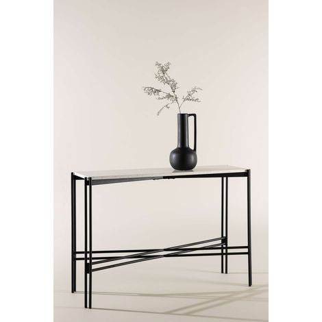 Razzia Table console 30x110 cm, terazzo blanc. (1/4)