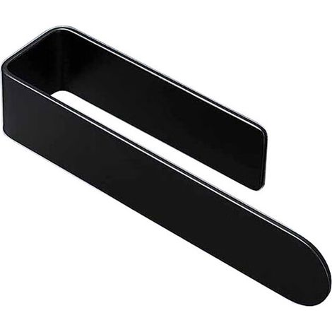 Un porte-serviettes hamburger noir sans perçage, 23 longs porte-serviettes en laine sans poinçonnage (1/5)