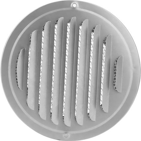 Couvercle De Ventilation - Grille Ronde En Acier Inoxydable - Pour Sortie De Tuyau Mur Extérieur - Diamètre 100 mm Ou 150 mm - 1 Pièce