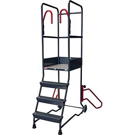Scaletta rifonimento 4 gradini - Altezza massima di lavoro de travail 3.00m - 830006975 (1/3)
