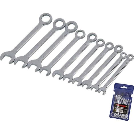 Neilsen 10pc Mini Metric Combination Spanner Wrench Set 4mm - 11mm