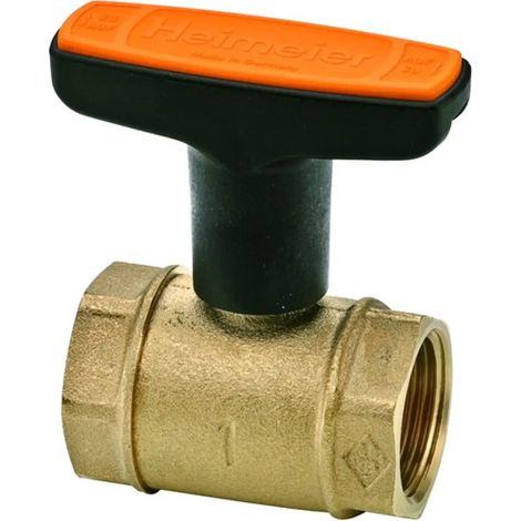 HEIMEIER Rubinetto a sfera solare Globo S Filetto interno, DN 32, bronzo rosso, 0645-05.000