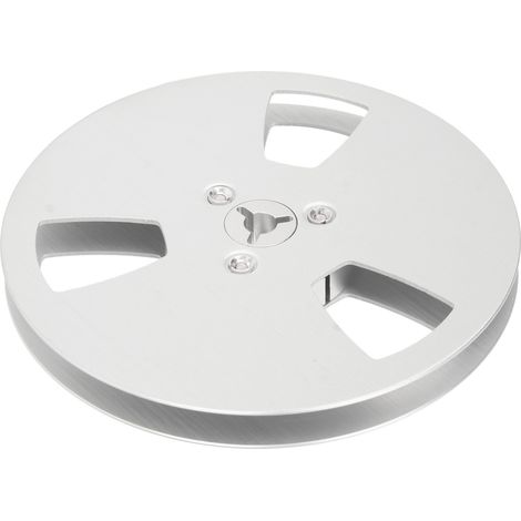 Bobine d'enroulement aluminium 1/4 pouce pour magnétophone, pièce détachée avec 3 trous (1/5)
