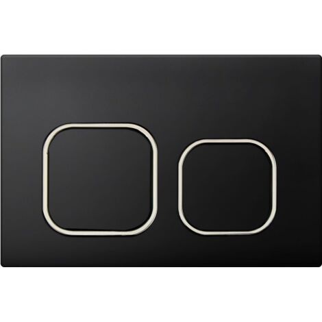 Plaque de commande de toilette, compatible avec Geberit Sigma, UP300 et UP320, avec dimensions de double rinçage 243 x 162 mm, équipée d'un ensemble de leviers de chasse et de cadre d'installation. (