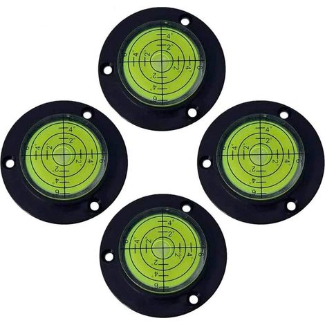 4-Level Bubble Level - Aluminum Body - Precision Calibration - 120 Mm - For Construction - Diy - Wall Mounting - 1 Piece (1/5)