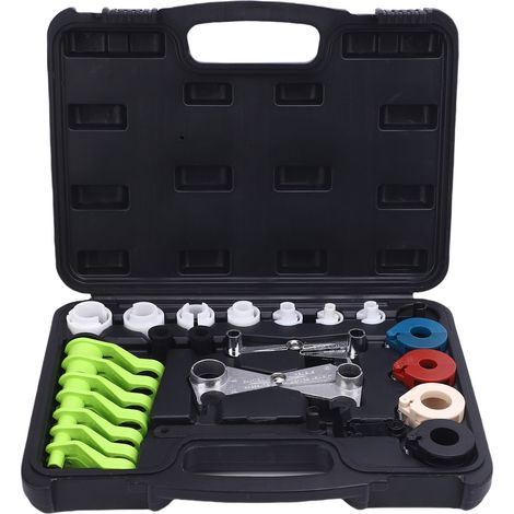 Kit Déconnexion Rapide 19pcs VT01178C ABS Universel Carburant Clim Transmission (1/5)
