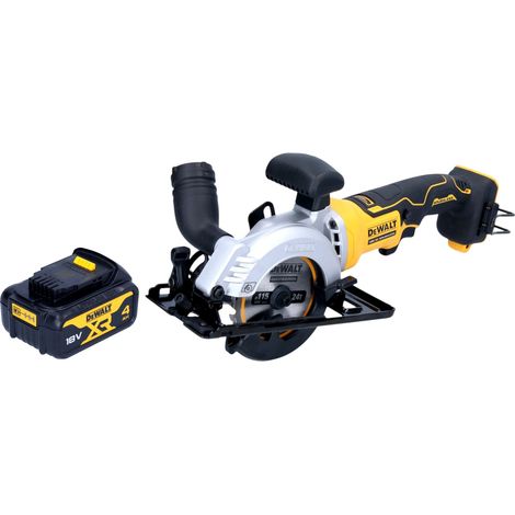 Sierra circular sin cable DeWalt DCS 571 N 18 V 115 mm sin escobillas + 1x batería 4,0 Ah - sin cargador (1/5)