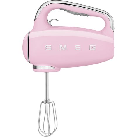 Mixeur à main - SMEG - HMF01PKEU - 9 vitesses - Puissance 250 W - Couleur Rose