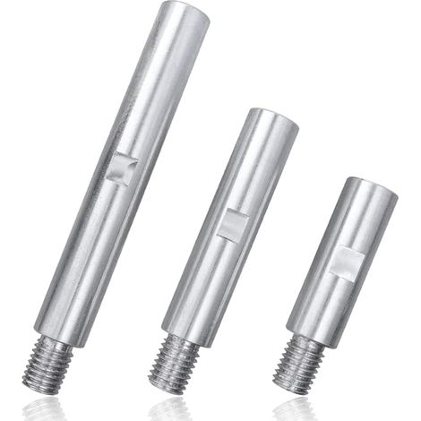 3Pcs Bielle d'Extension de Meuleuse d'Angle M14 Rallonge Meuleuse Tige d'Extension Meuleuse Angle Tige de Connexion Meuleuse Barre Liaison pour Polisseuse Tampon de Polissage - 75mm/100mm/140mm (1/5)