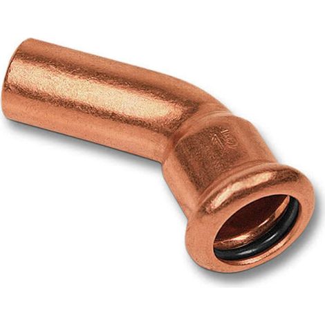 Raccord sanha 6040 14 coude 45° laiton étanche (1/2)