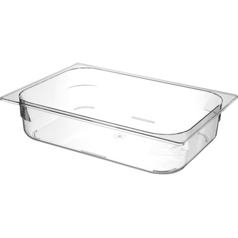 Bac à glace polycarbonate 5L Transparent 360x250x(H)80 mm - Hendi