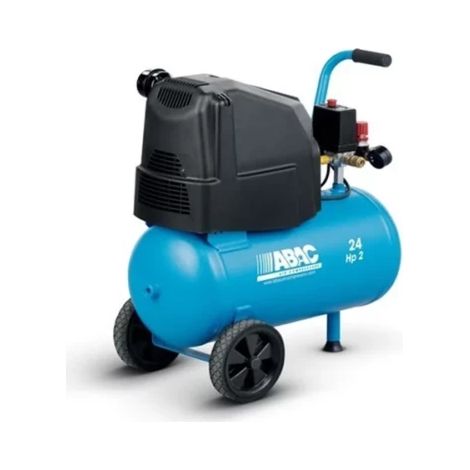 Compresseur d'air à piston 2 CV monophasé 24 litres ABAC (1/3)