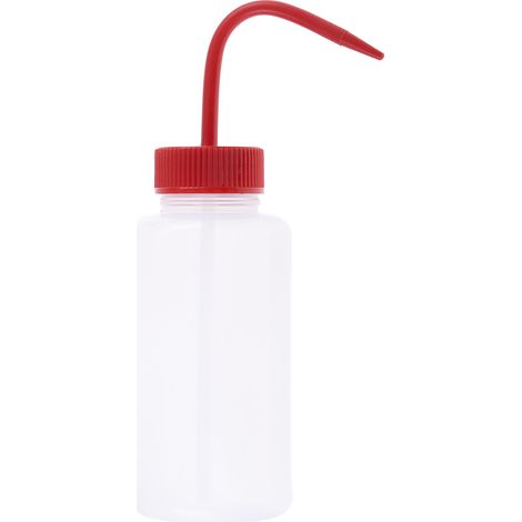 Bouteille de laboratoire, RS PRO, 500ml, en Polyéthylène basse densité, à Col Large ( Prix pour Paquet de 5 ) (1/4)