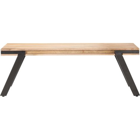 Maison Exclusive - Couchtisch 114x65x40 cm Mango Massivholz