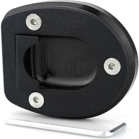 CNC-gefräste Seitenständerverlängerung für VESPA GTS 250/300 (2013–2019/2020) – ohne Logo, schwarz