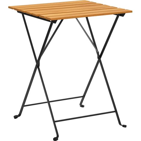 Table de bistro 55x54x71 Bois d'acacia massif (1/5)