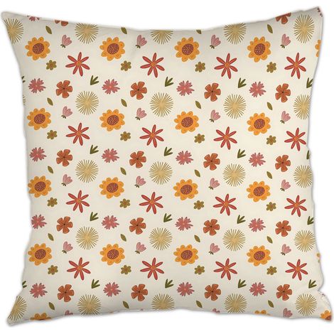 Housse de coussin carrée standard 45x45cm déhoussable pour la Saint-Valentin, la Fête des Mères et des Pères (1/5)