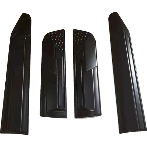 Kit de molduras de carrocería, ajuste personalizado, acabado negro mate, molduras de las puertas laterales (1/2)