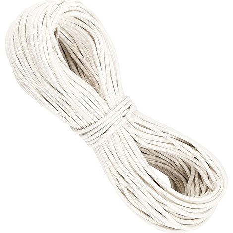 Cordage Pour Suspension De Cadre - Nylon Tressé 4 mm - 10 M - Pour Cadres Photos Miroirs Tableaux Décorations - 1 Pièce (1/5)