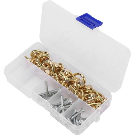 Boutons de fixation à tête de tétine avec anneau en D pour projets de bricolage et décoration (1/5)