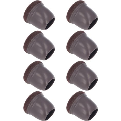Lot de 8 protège-pieds de chaise, table, lit, meubles, coussinets souples et élastiques, taille moyenne, pour une utilisation domestique. (1/5)