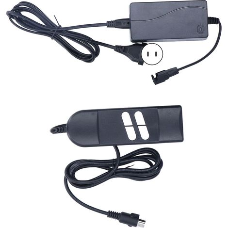 Télécommande pour fauteuil inclinable électrique, 4 boutons, 5 broches, prise américaine, 100-240 V (1/5)