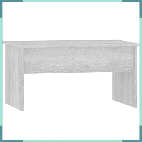 Table basse - 819288 - Sonoma gris - Bois d'ingénierie - Dessus relevable 80 x 50,5 x 41,5 cm (1/5)