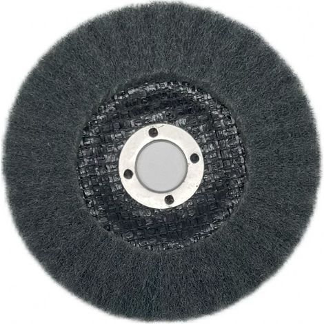 Lot de 5 disques de polissage à lamelles en nylon de 100 mm x 16 mm, grain 800, disque abrasif en fibre abrasive, roues de polissage pour meuleuse