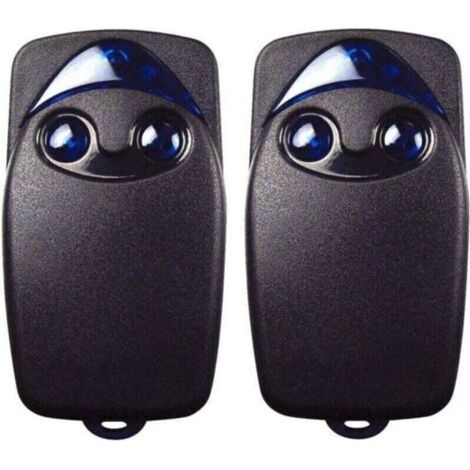 2 x télécommande de porte de garage électrique Flo2r-s 433,92 MHz à 2 boutons, compatible avec la télécommande de porte de garage Nice Remote (1/4)