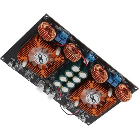 D-Klasse-Leistungsverstärkerplatine, Doppelkern-Digitalmodul, 2 x 600 W, YJ-TPA3255, DC 24 V–48 V (1/5)