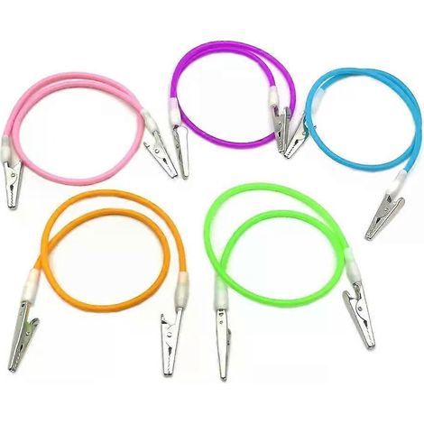 5 Farben, Material für zahnärztliche Verbrauchsmaterialien: Schalclips/Serviettenhalter/Federseile, Zahnarztbedarf, Serviettenhalter, Zahnarztwerkzeuge (1/4)