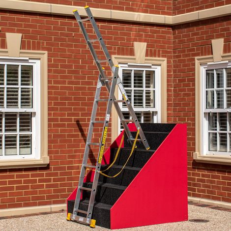 7-Rung 2 Section Stair Combination Ladder