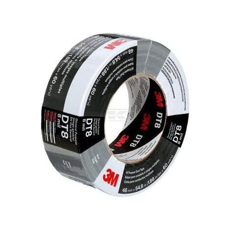 Cinta americana multiuso DT8 negra 48 mm x 22,9 m 3M 7100174105