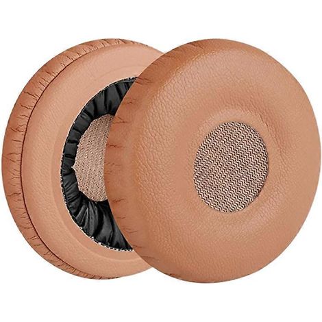 Coussinets d'oreille en cuir marron pour casque Y40, Y45BT et Y45 (1/4)
