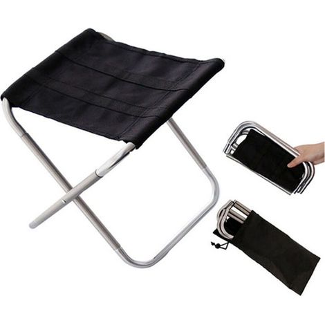 Mini sgabello da campeggio, sedia pieghevole, portatile, ultraleggera, per giardino, picnic, spiaggia, escursionismo, barbecue