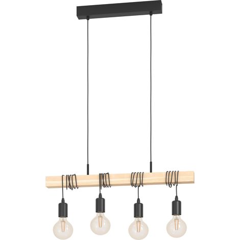 LED Suspension luminaire, plafonnier suspendu vintage à 3 (1/5)
