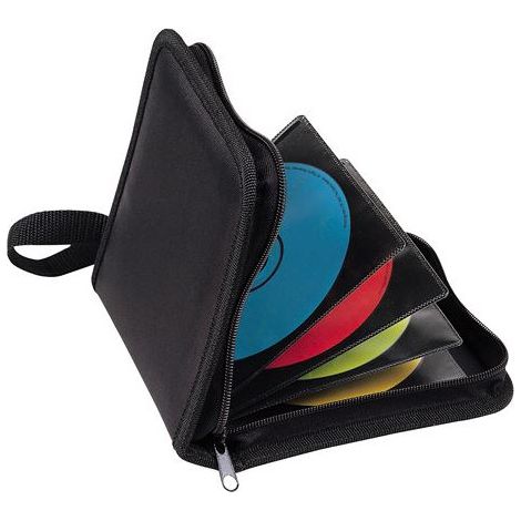 Custodia 16 porta CD professionali da 2 CD T'nB Expert Nero