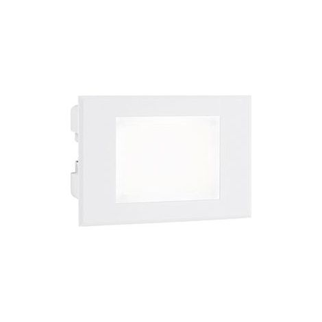 Ligne de prise blanche à encastrer ouverte 3W Led 3000K (1/4)